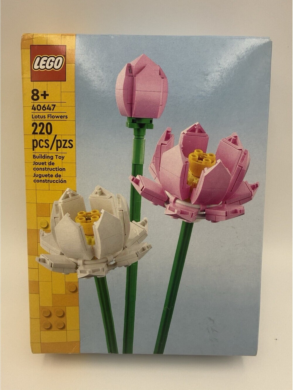 Lego Lotus Flower Building Set 40647 Creator Botanical Collection Sealed In Box